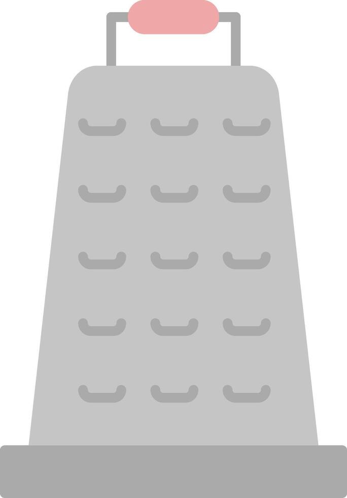 Grater Flat Light Icon vector
