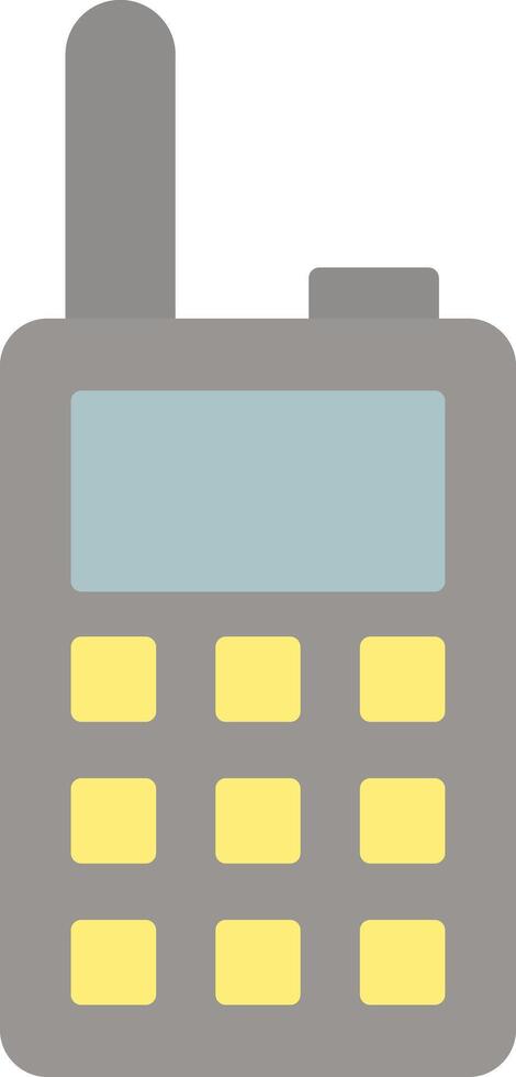 Walkie Talkie Flat Light Icon vector