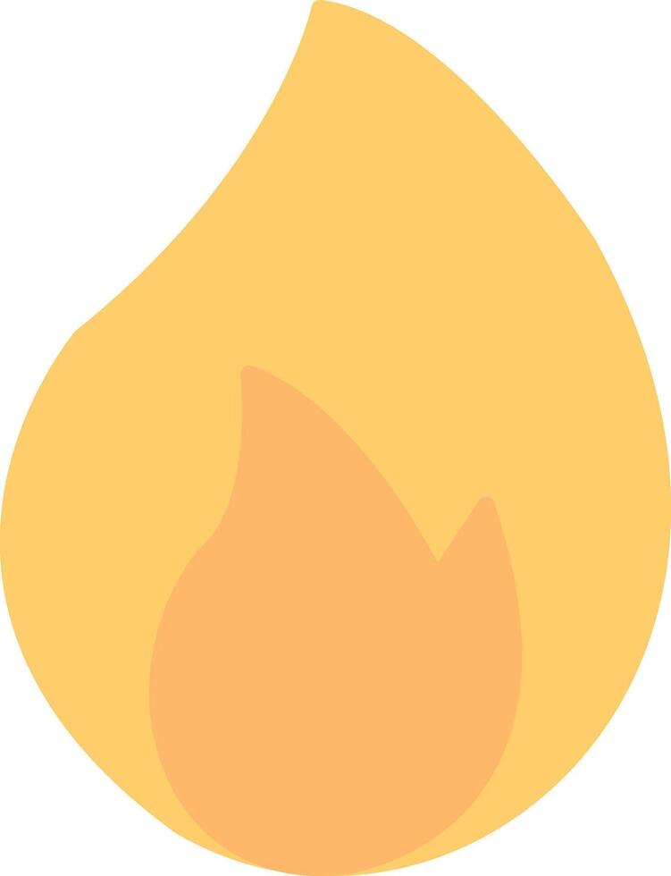Burn Flat Light Icon vector