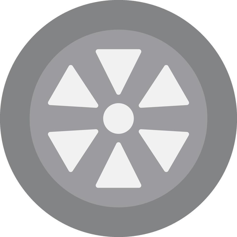 Wheel Flat Light Icon vector