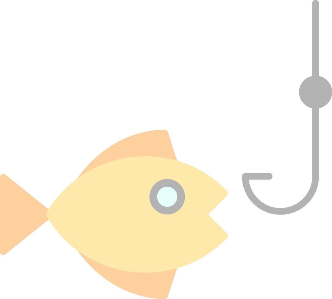 Fishing Flat Light Icon vector