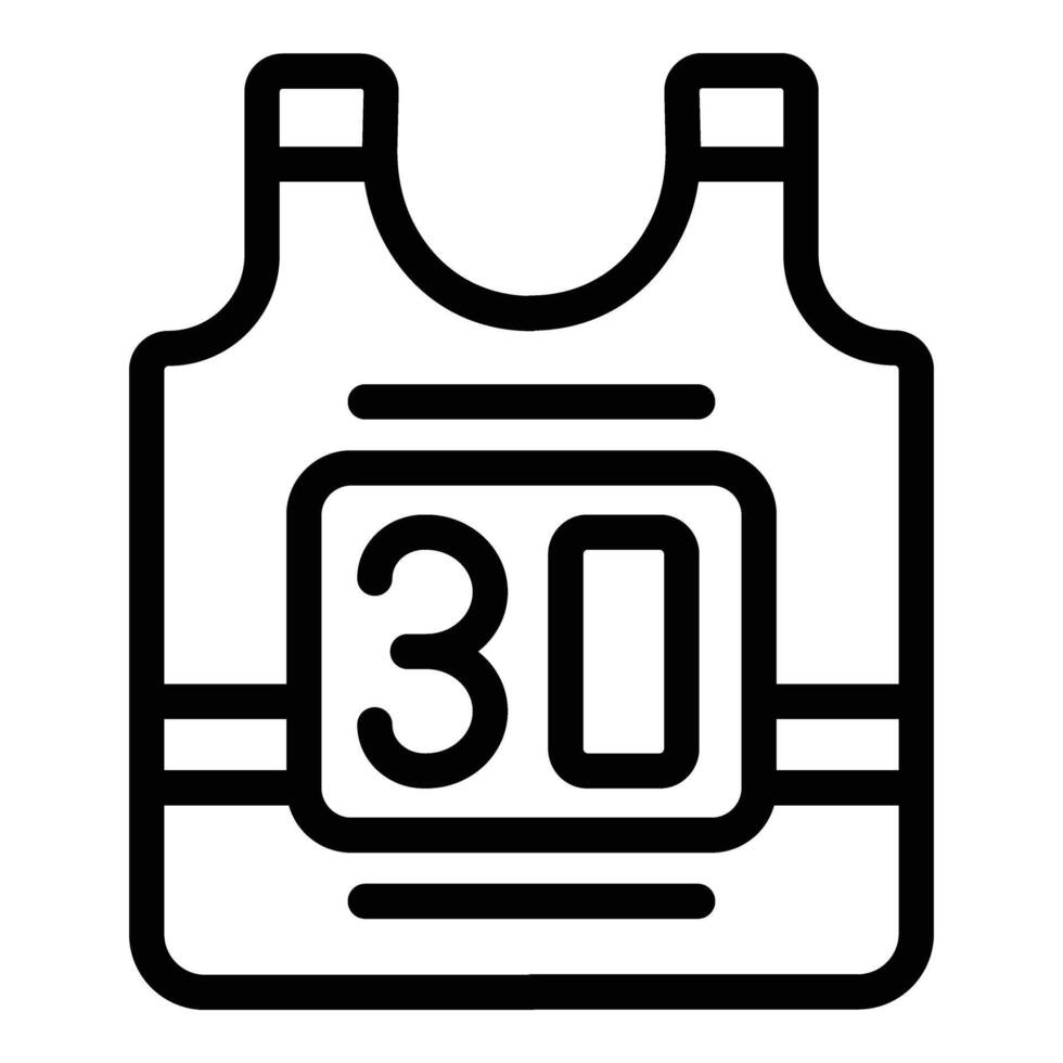 Running marathon vest icon outline vector. Walk sprint vector