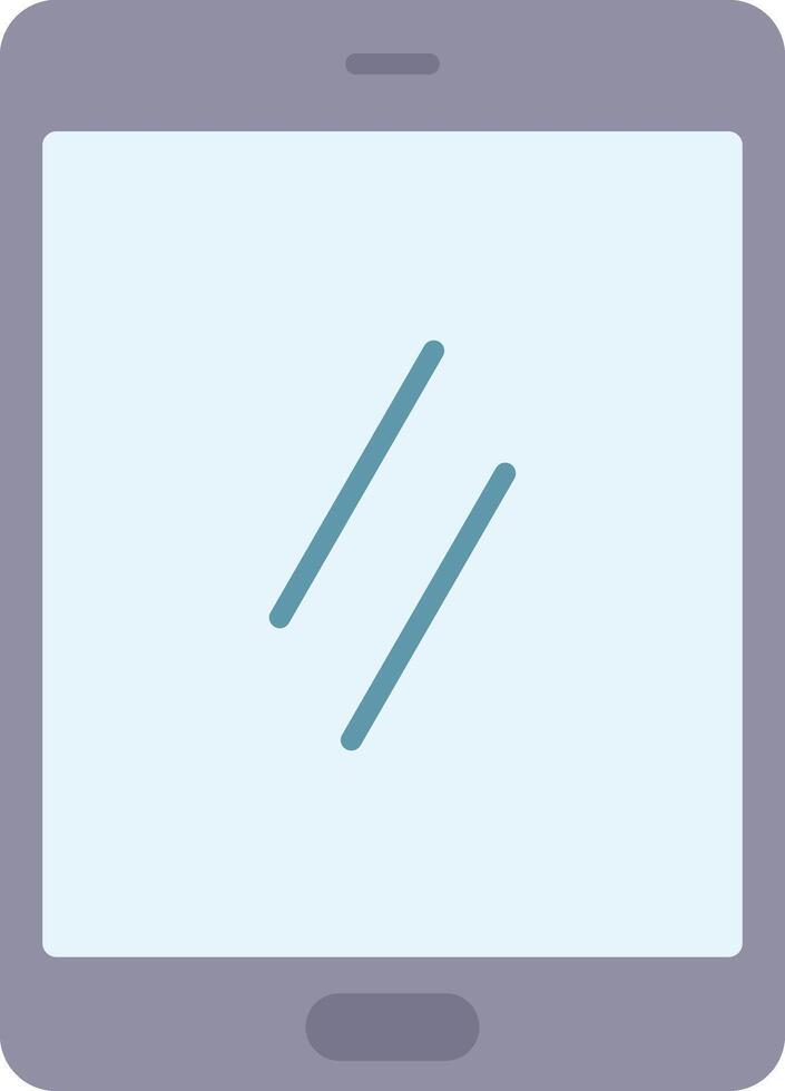 Smartphone Flat Light Icon vector