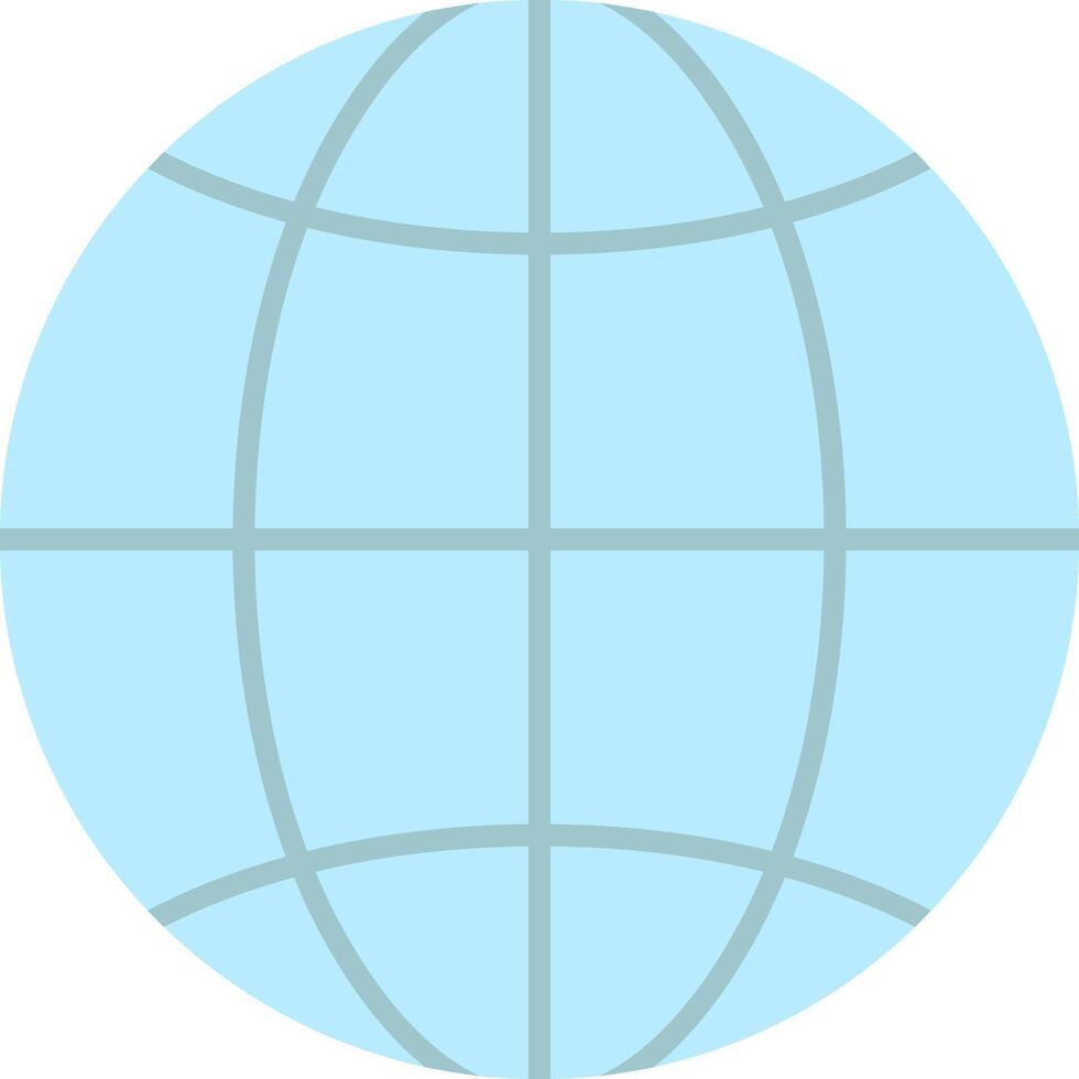 Worldwide Flat Light Icon vector