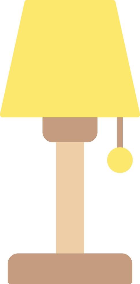Lamp Flat Light Icon vector