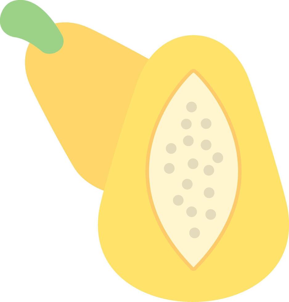 PawPaw Flat Light Icon vector