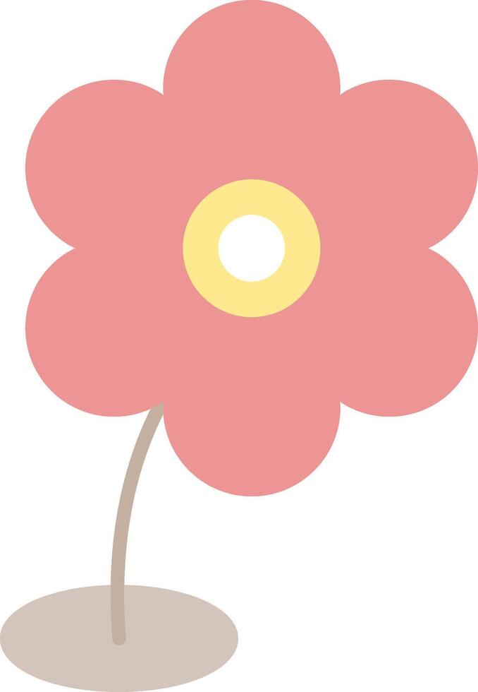 Flower Flat Light Icon vector