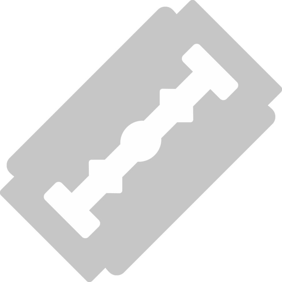 Shaving Blade Flat Light Icon vector