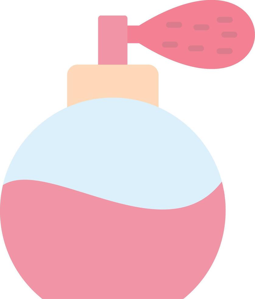 Perfume Bottle Flat Light Icon vector