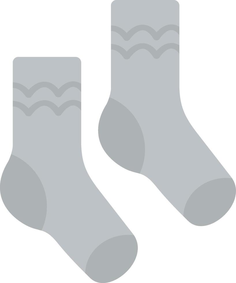 Pair of Socks Flat Light Icon vector