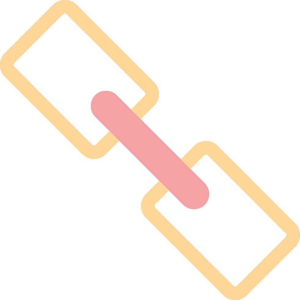 Link Flat Light Icon vector
