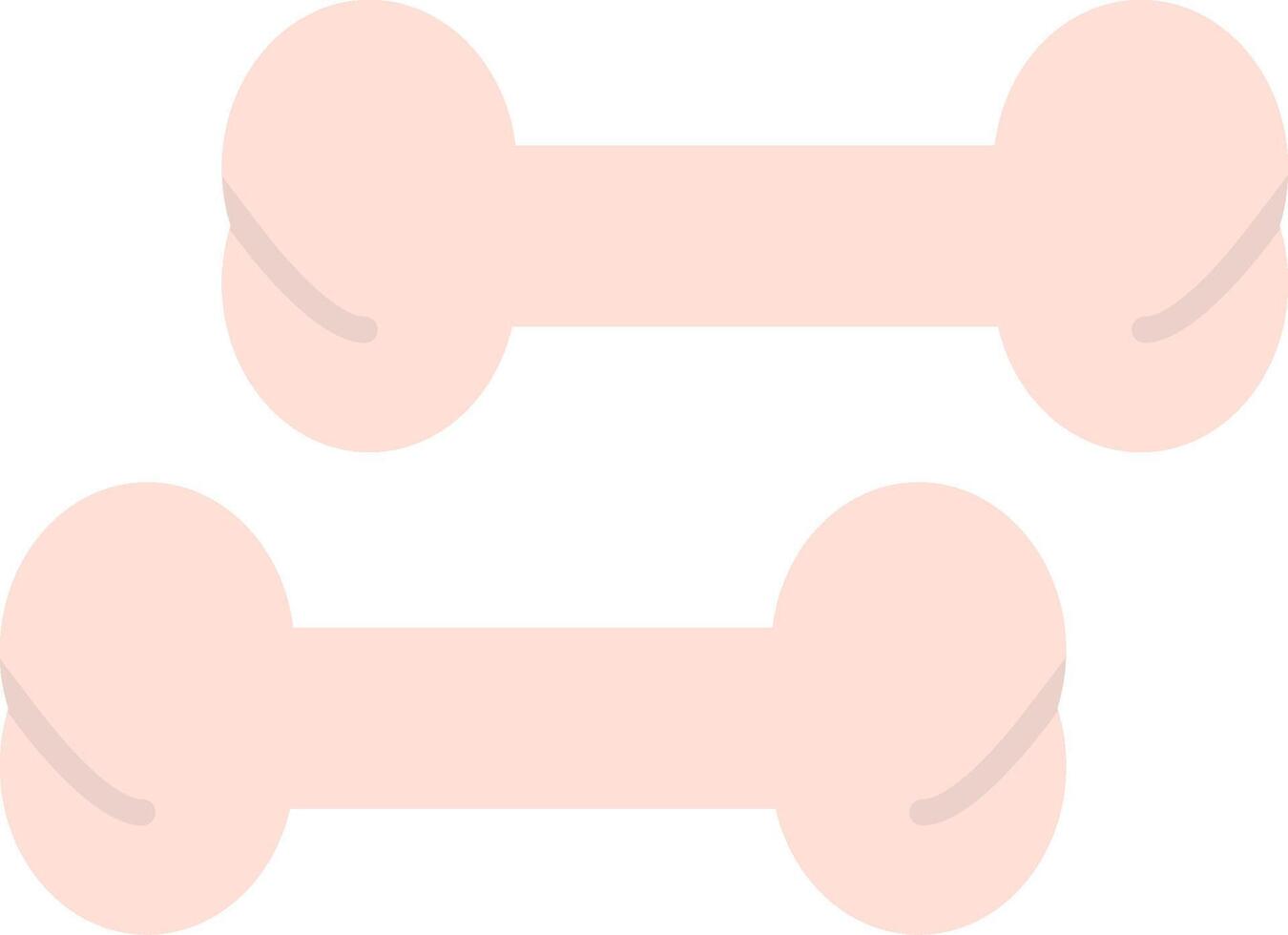 Bone Flat Light Icon vector