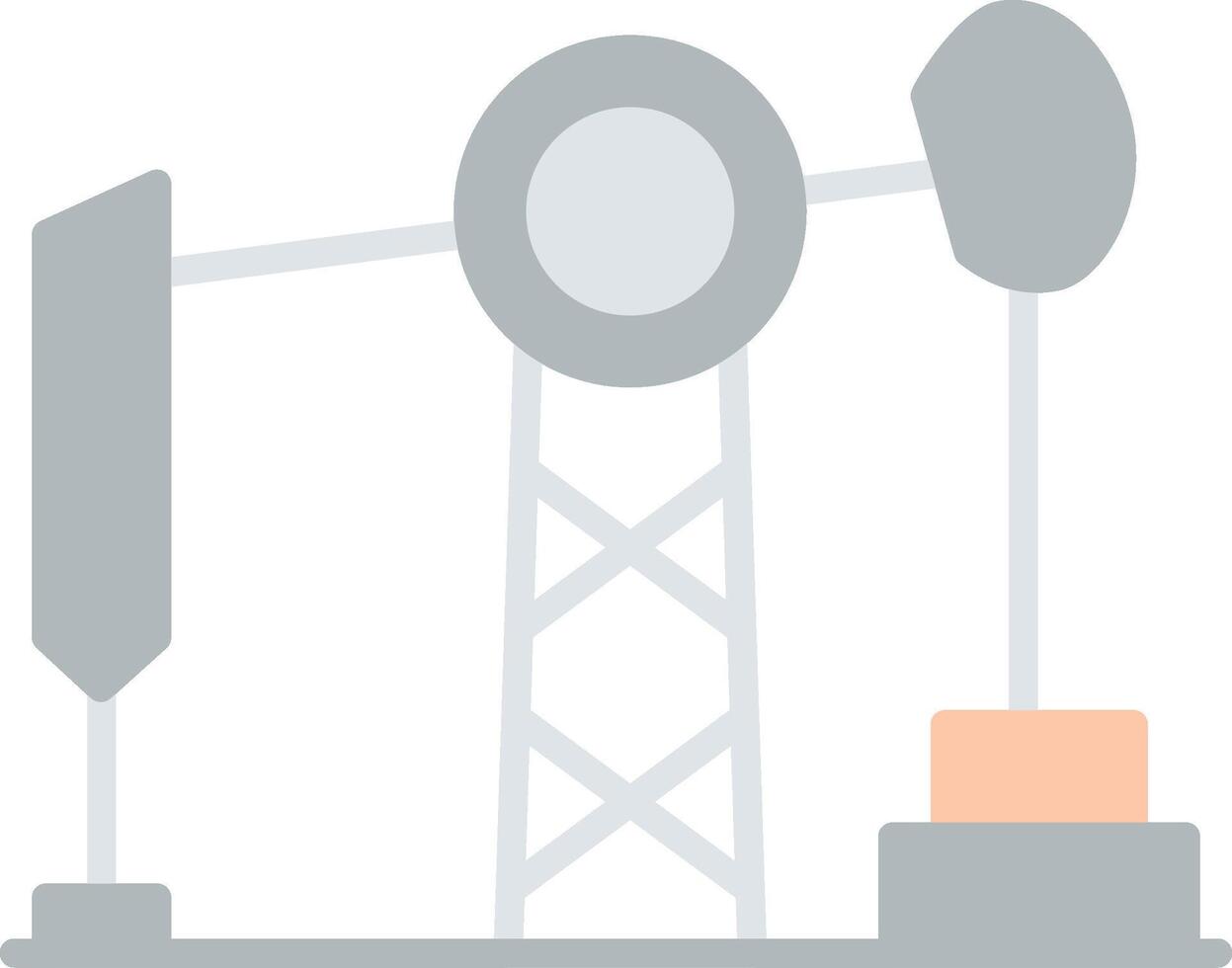 Petroleum Flat Light Icon vector
