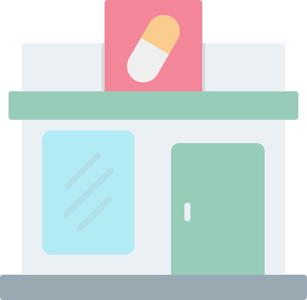 Pharmacy Flat Light Icon vector