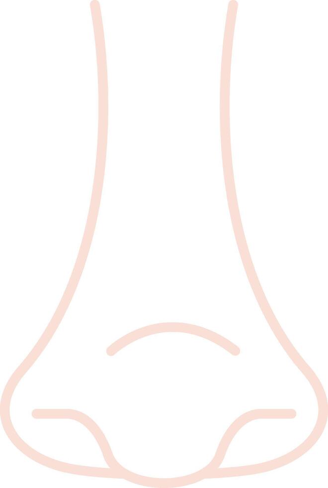 Rhinology Flat Light Icon vector