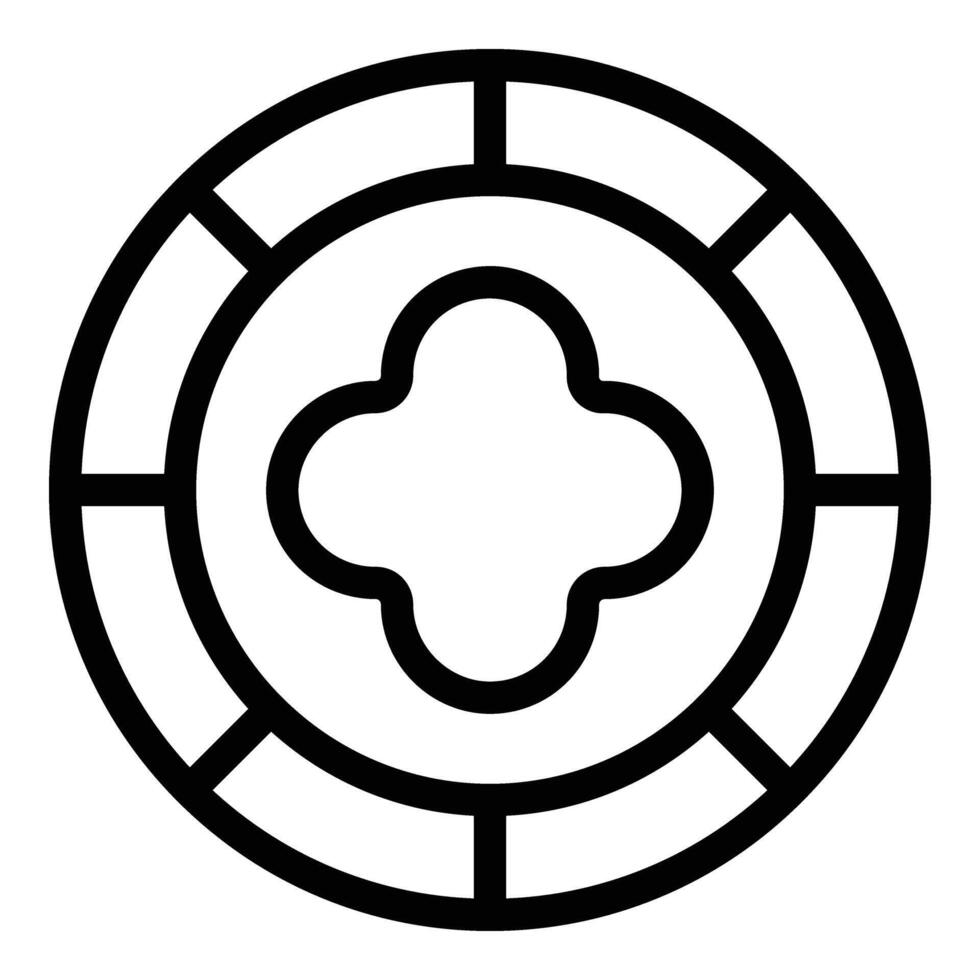 Cross bake nozzle icon outline vector. Tube cone cook vector