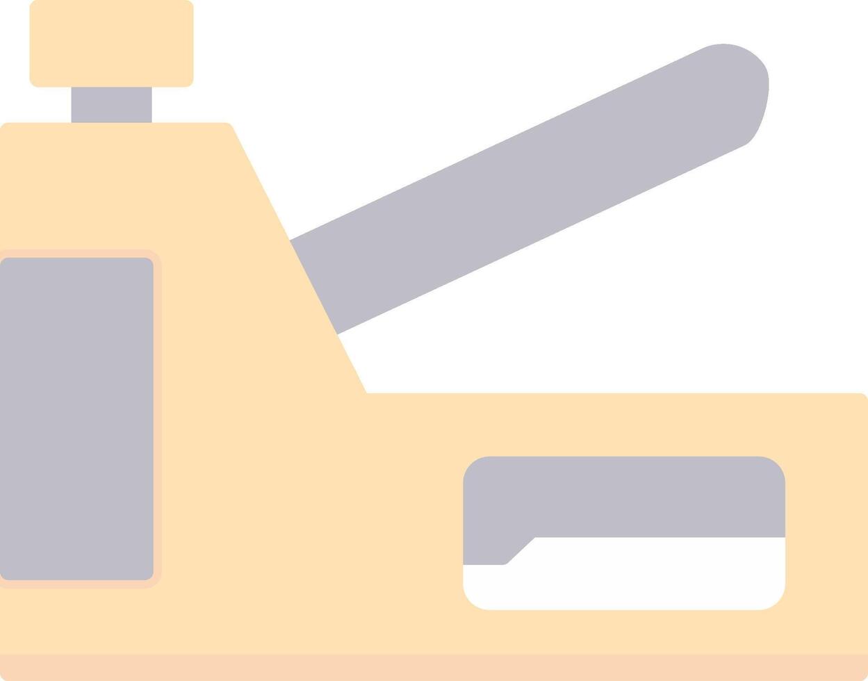 Staple Gun Flat Light Icon vector