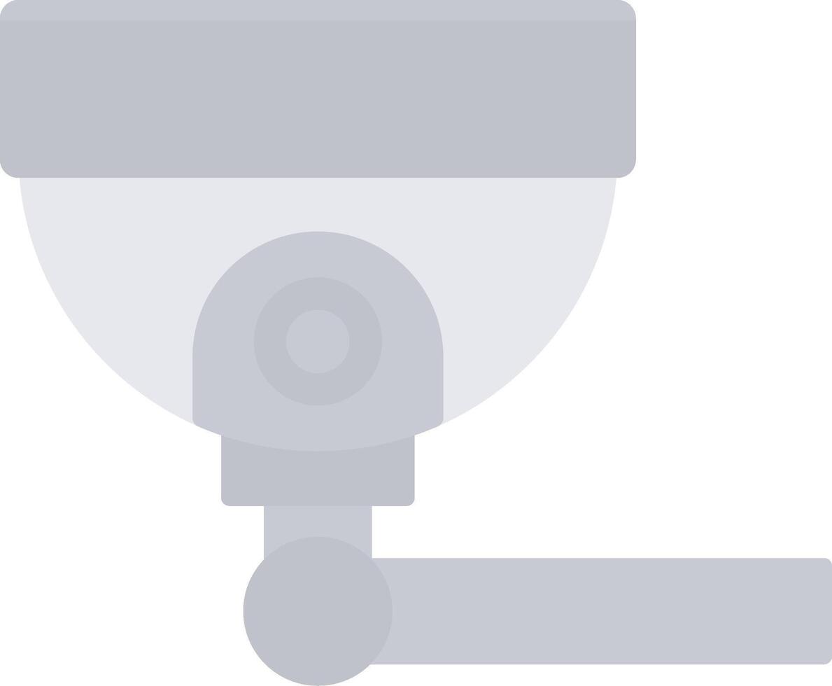Security Camera Flat Light Icon vector