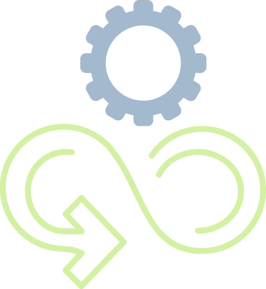 Responsible Consumption Flat Light Icon vector