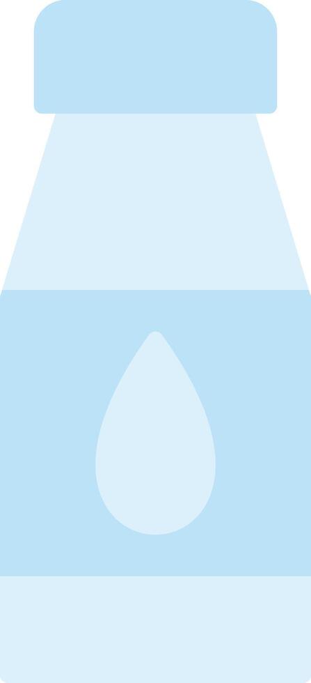 agua botellas plano ligero icono vector