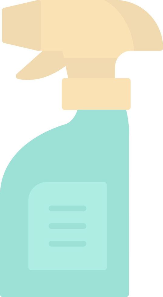 Cleaning Spray Flat Light Icon vector