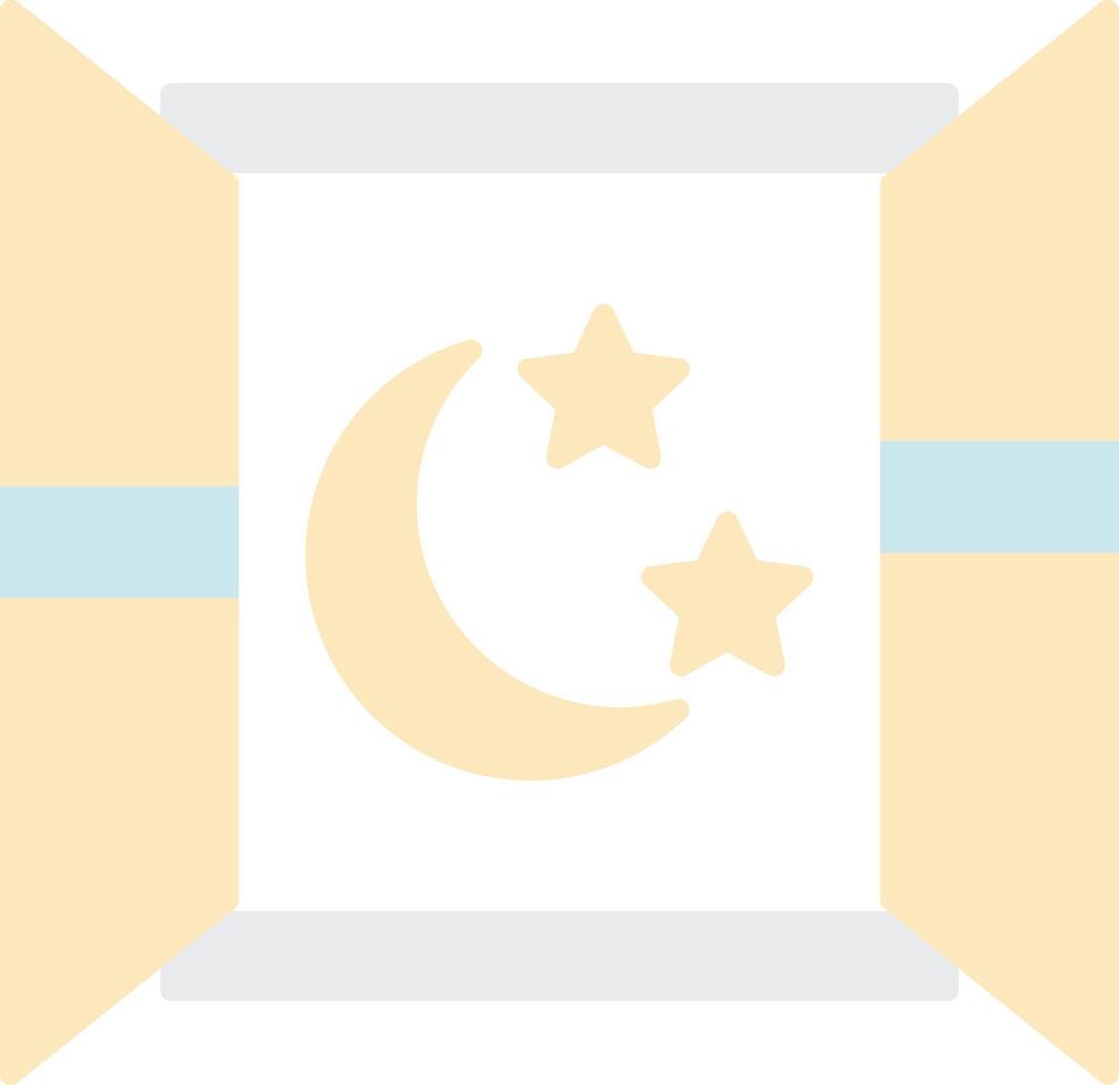 Window Flat Light Icon vector