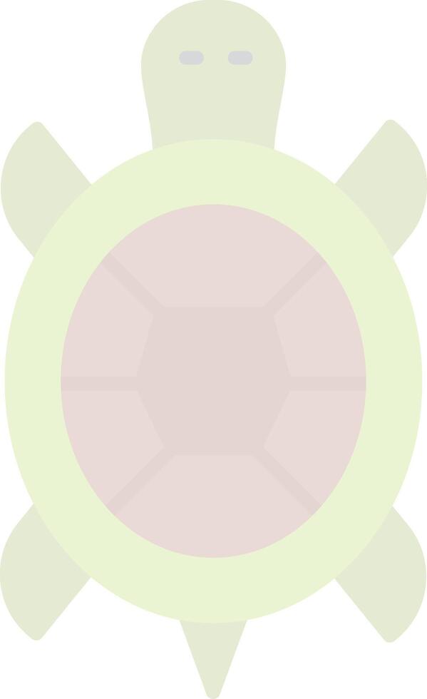 Turtle Flat Light Icon vector