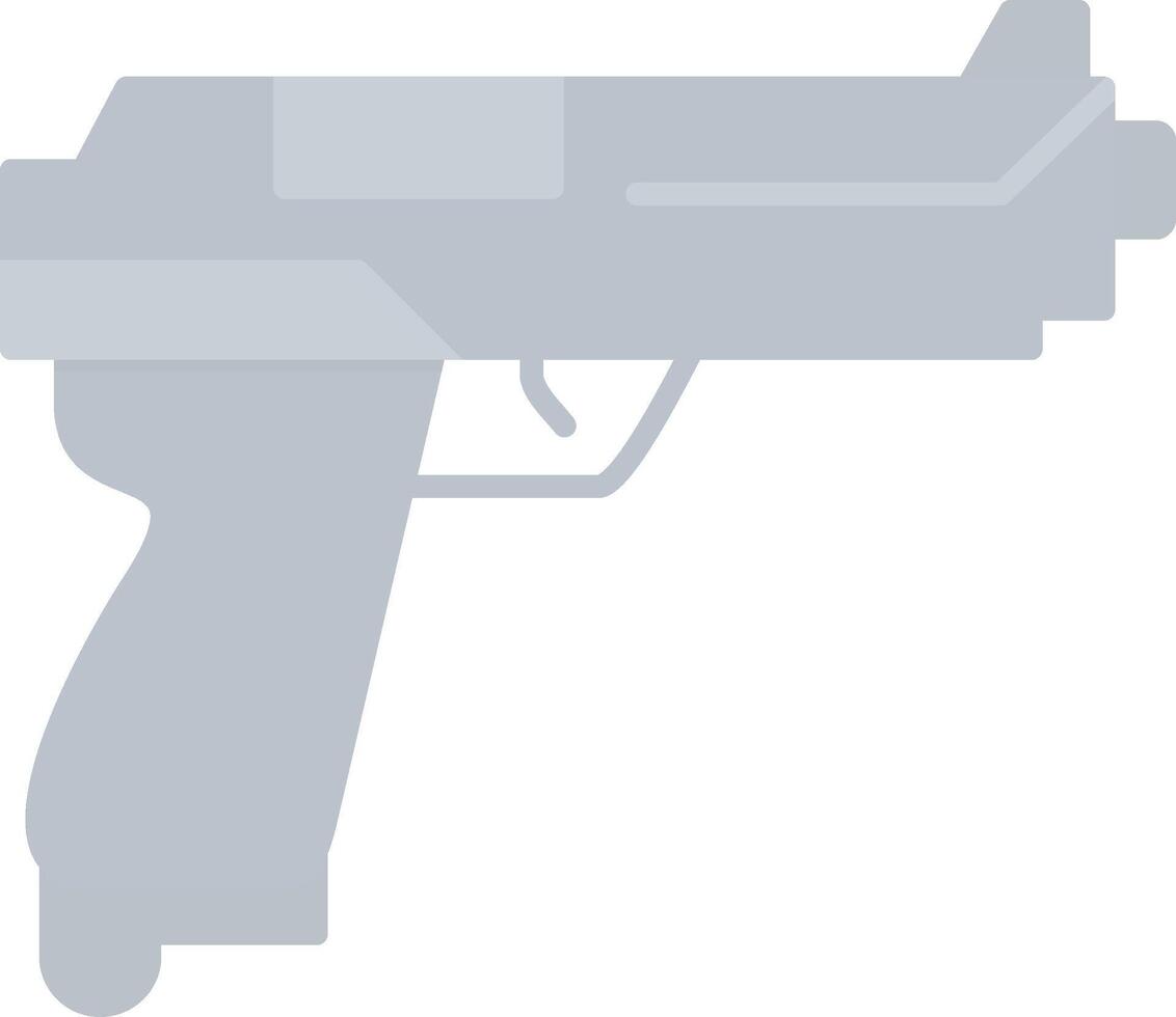 Gun Flat Light Icon vector