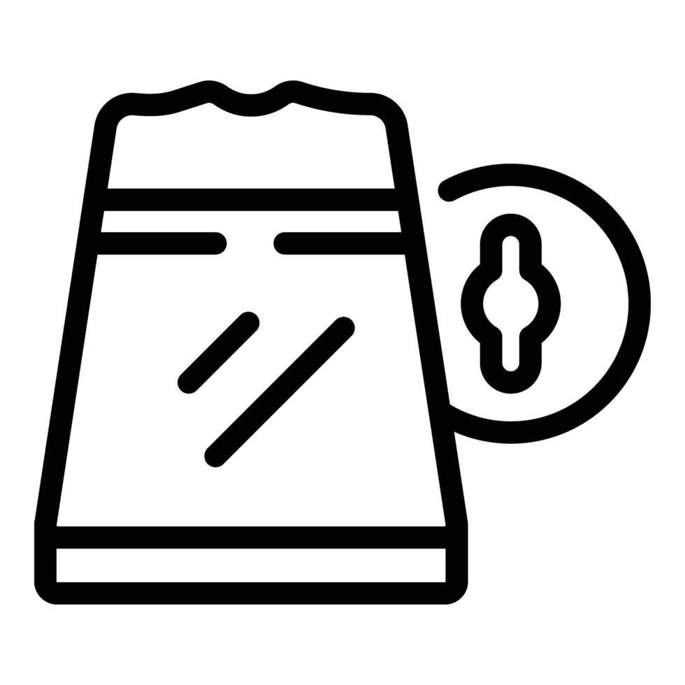 Icing nozzles icon outline vector. Cake decoration vector