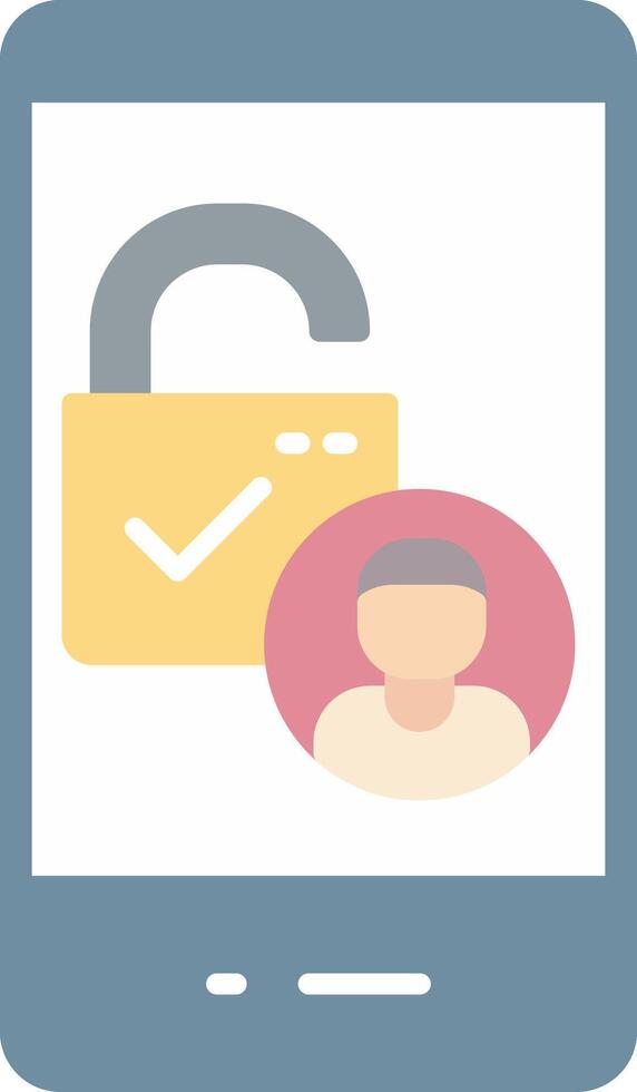 Access Flat Light Icon vector