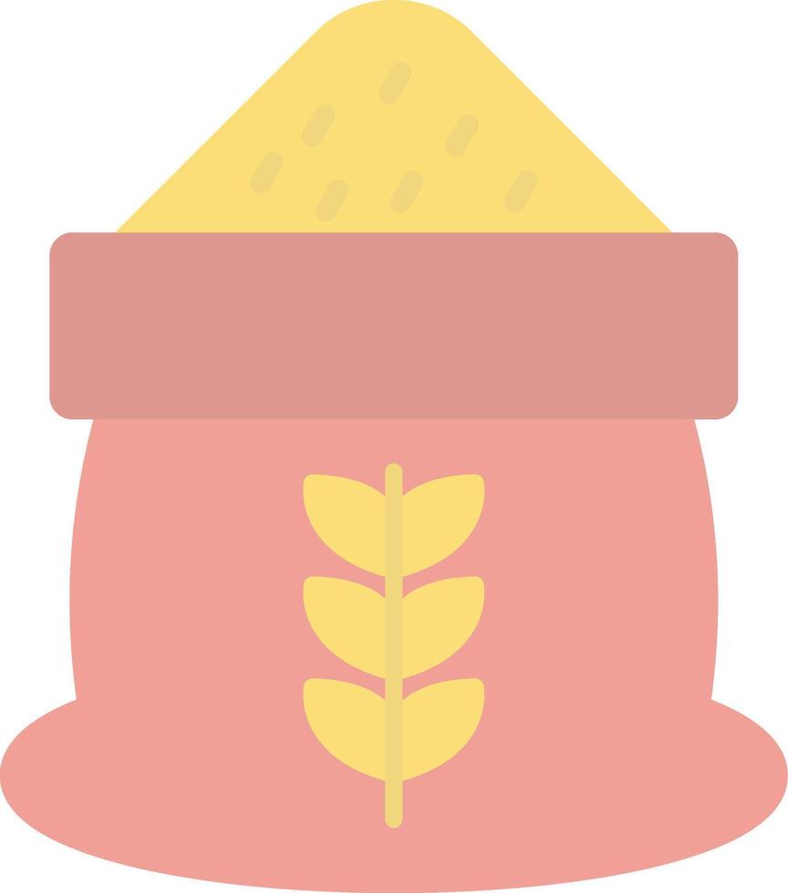 Grain Flat Light Icon vector