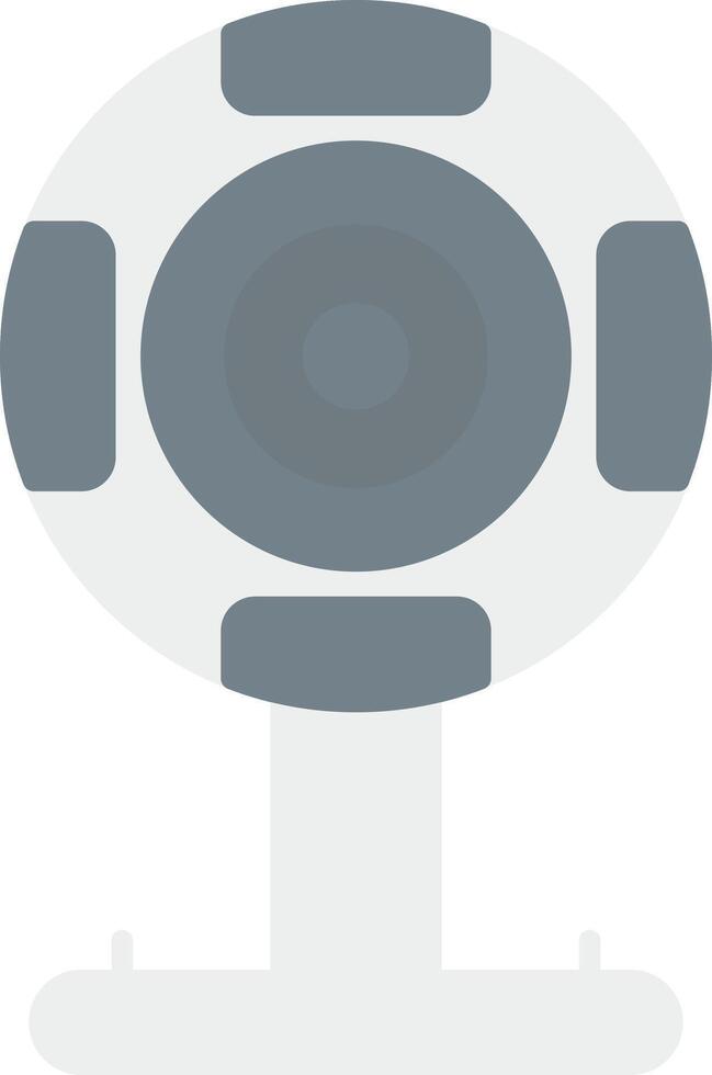 Webcam Flat Light Icon vector