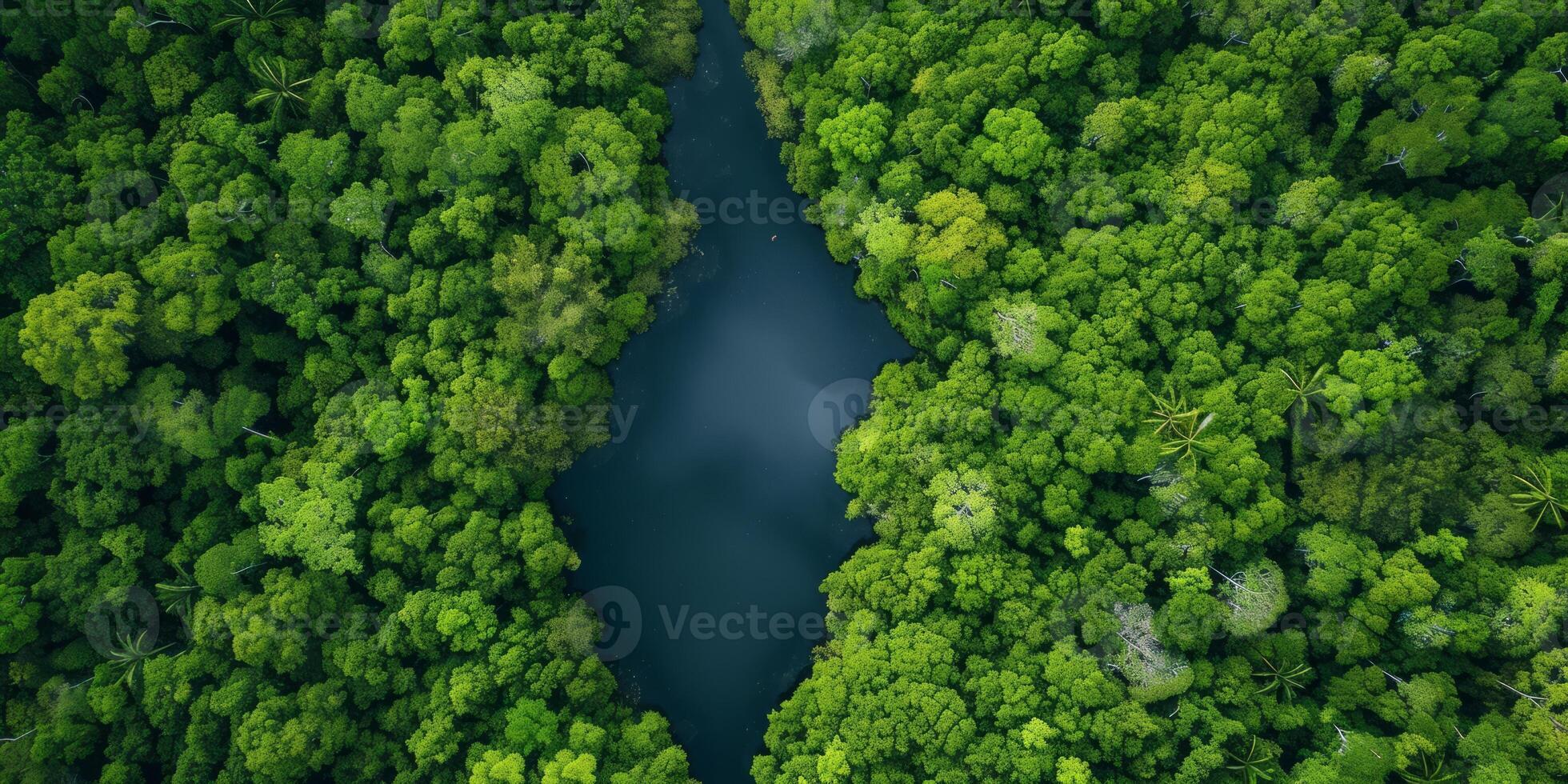 AI generated The resilience of nature in the face of environmental challenges. The regenerative power of ecosystems, emphasizing the importance of protecting and restoring our planet photo
