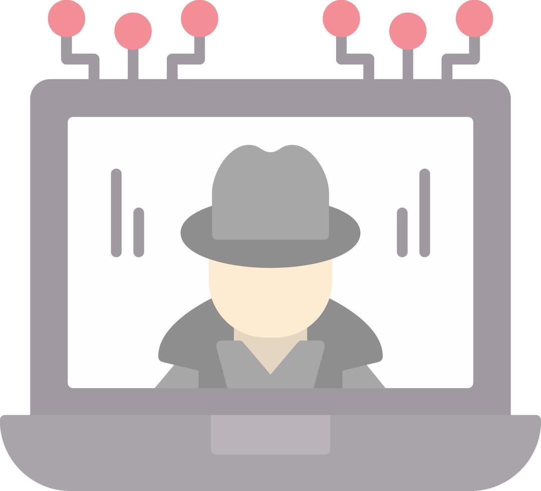 Fraud Flat Light Icon vector