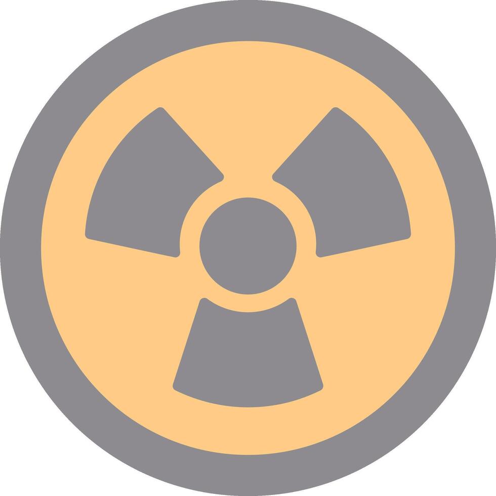 nuclear plano ligero icono vector