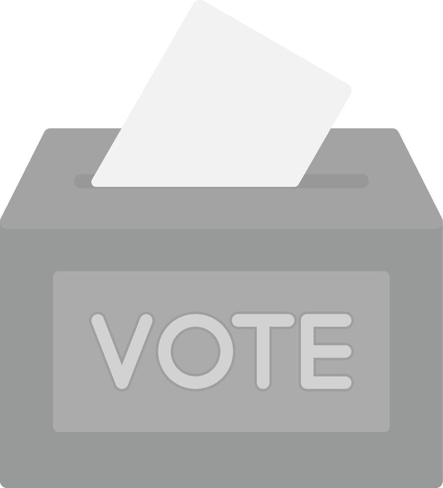 Voting Booth Flat Light Icon vector