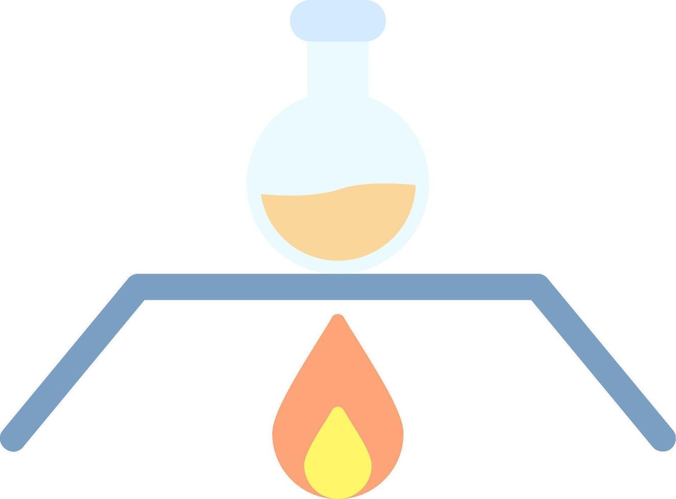 Burner Flat Light Icon vector