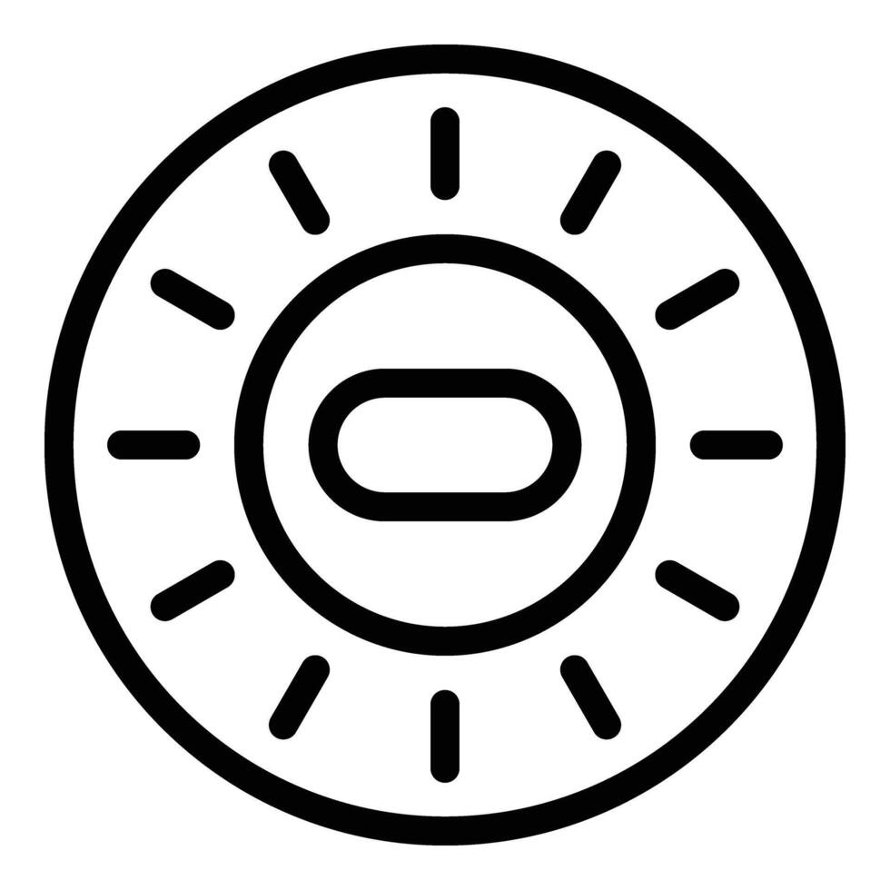 Line nozzle icing icon outline vector. Decorate food vector