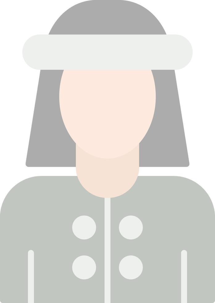 Islamic Man Flat Light Icon vector