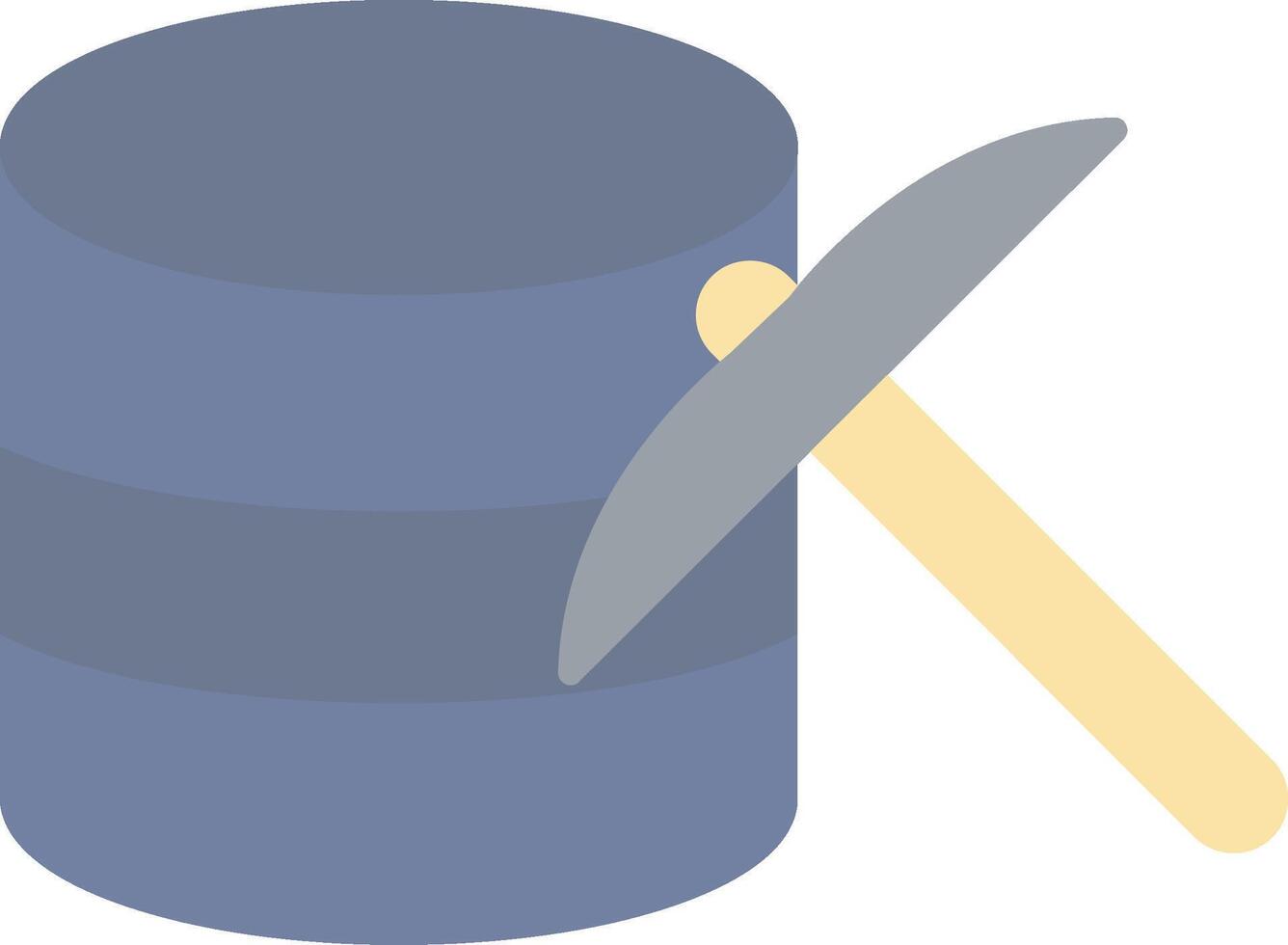 Data Mining Flat Light Icon vector