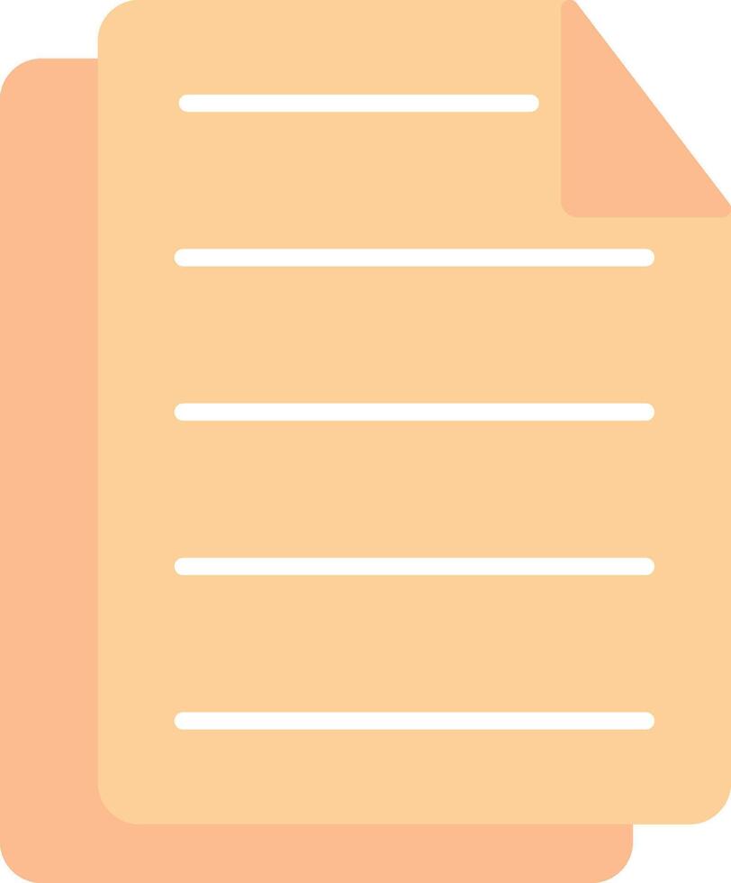 File Flat Light Icon vector