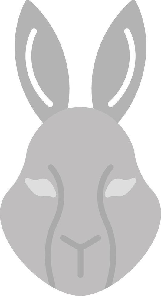 Rabbit Flat Light Icon vector