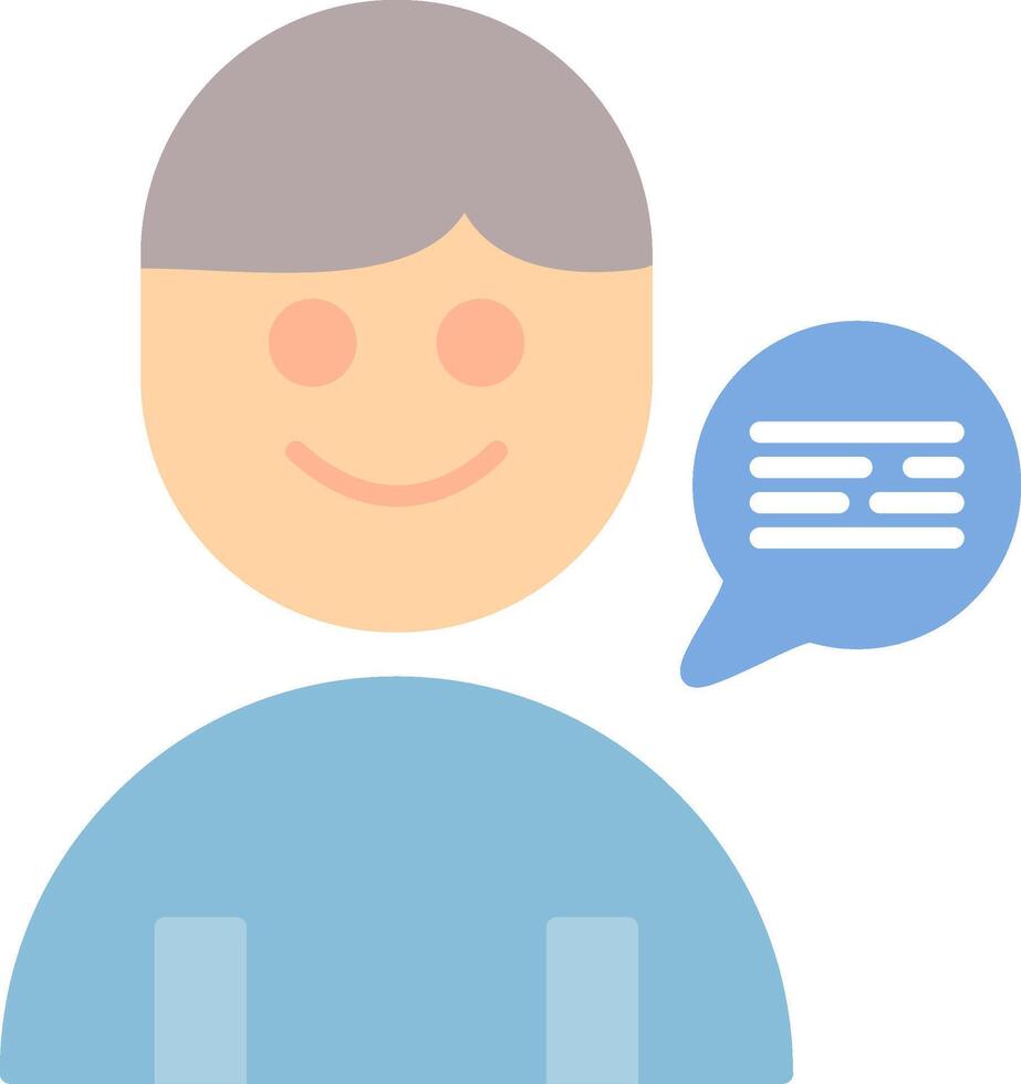 Customer Service Flat Light Icon vector