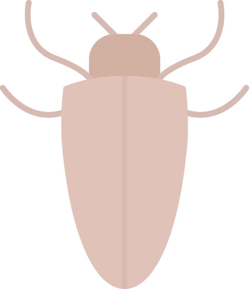 insecto plano ligero icono vector