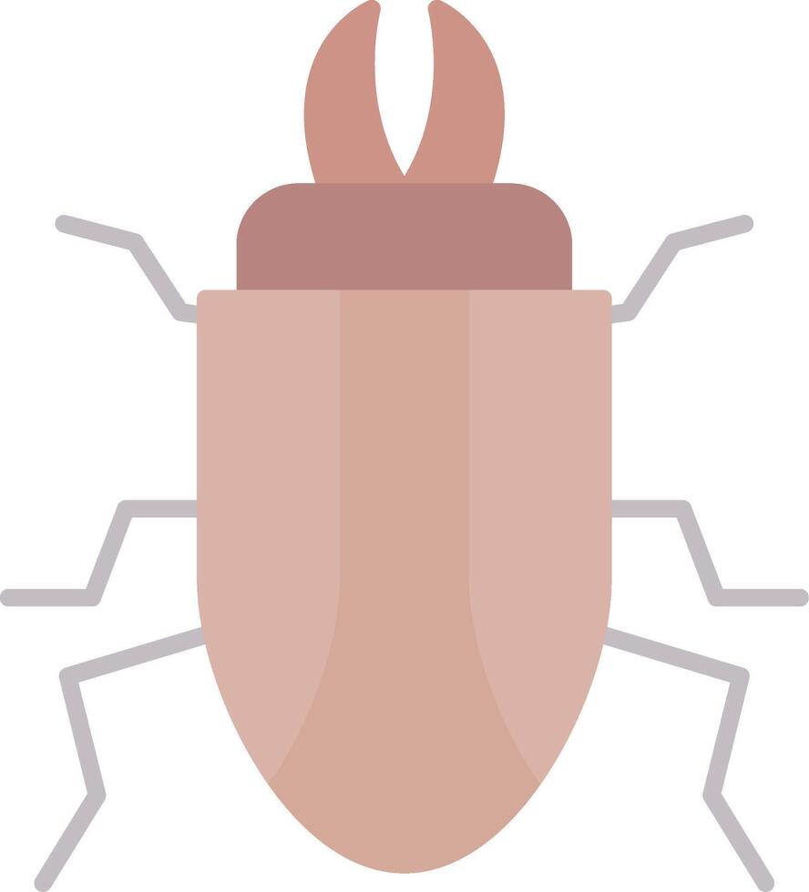 Beetle Flat Light Icon vector