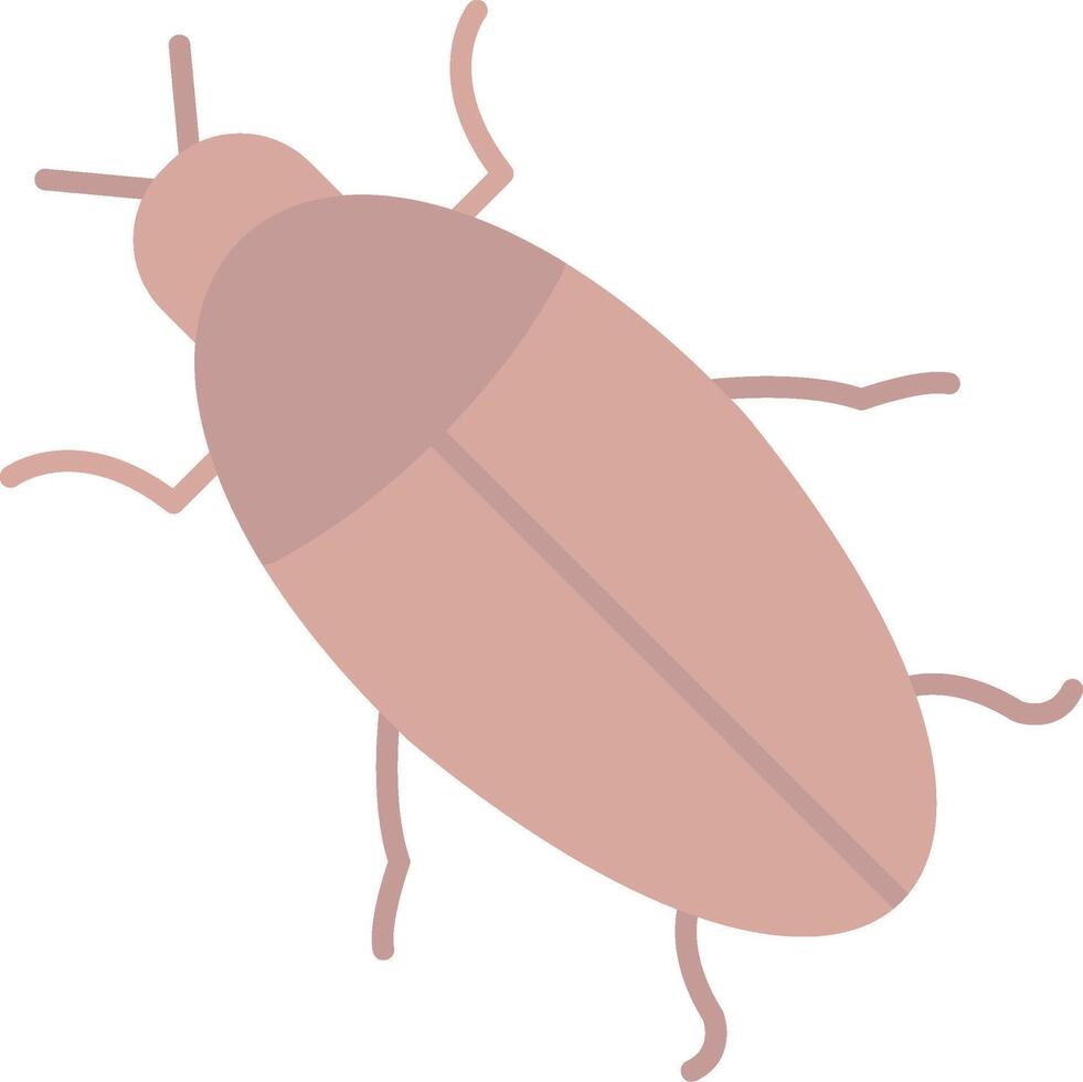 cucaracha plano ligero icono vector