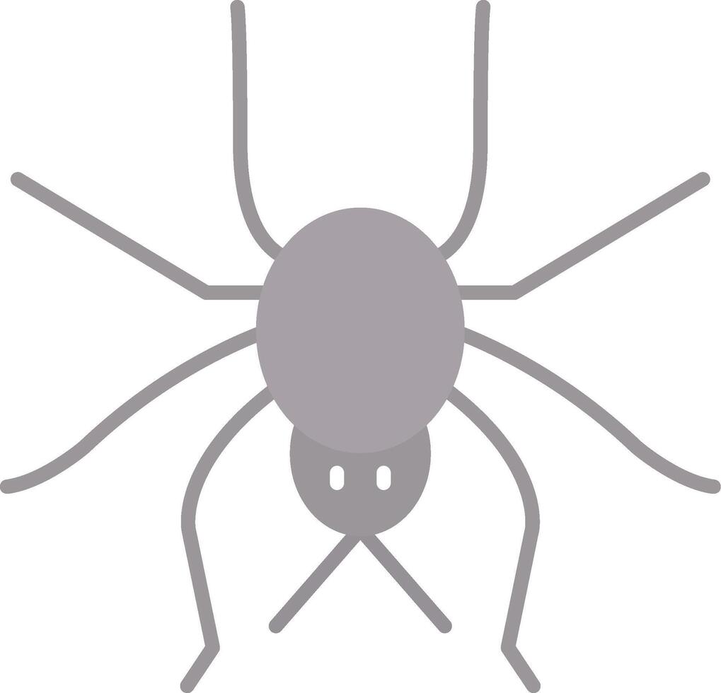 Spider Flat Light Icon vector