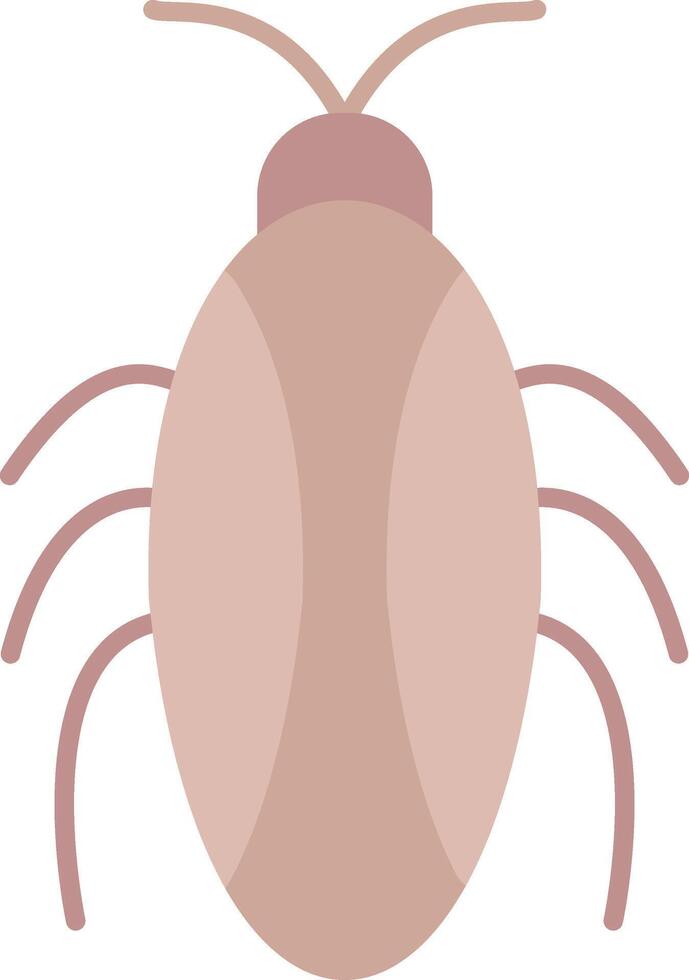 Cockroach Flat Light Icon vector