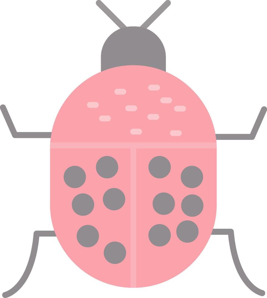 Beetle Flat Light Icon vector