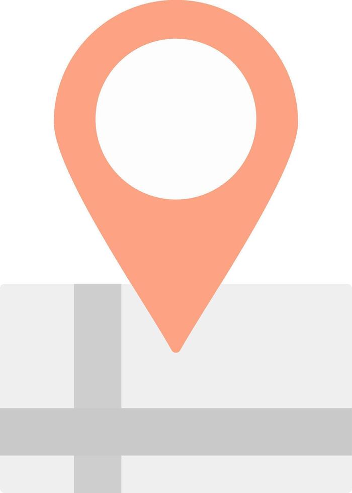 Map Location Flat Light Icon vector